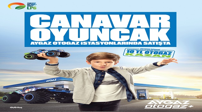 Aygaz’ın Canavar Arabası Çocukları Bekliyor