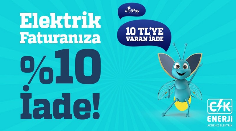 Elektrik müşterilerine özel yüzde 10 iade...