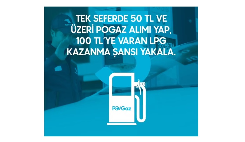 POGaz alımında 100 TL’ye varan hediye LPG kazanın!