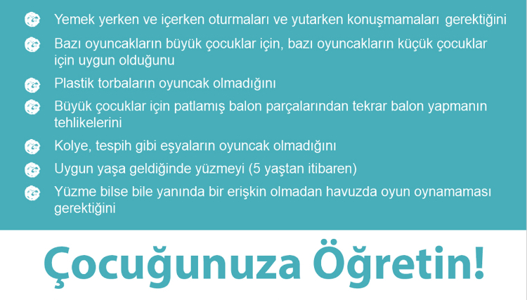 Bunları mutlaka çocuğunuza öğretin!