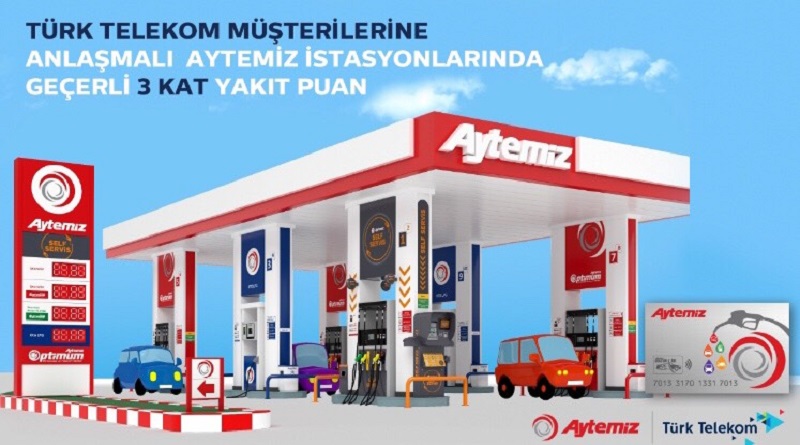 Aytemiz-TürkTelekom işbirliği: 3 kat fazla yakıt puan