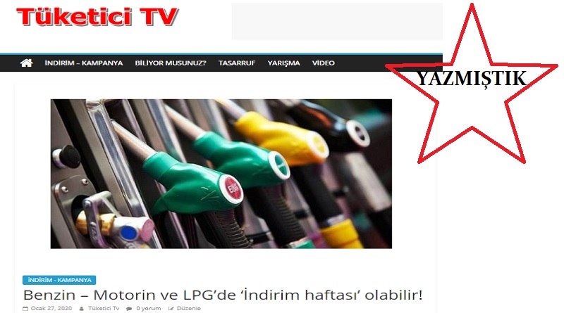 Yine indirim geldi: Benzin 10 ve motorinde 13 kuruş litrede ucuzladı...