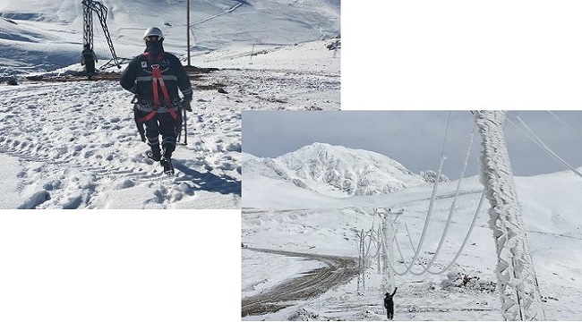 Elektrik arıza ekipleri kar-kış yollarda!