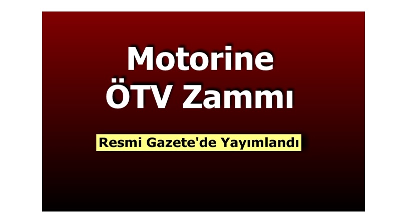 Motorin'de ÖTV arttı!