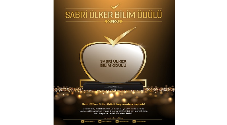 Sabri Ülker Bilim Ödülü Başvuruları Başladı