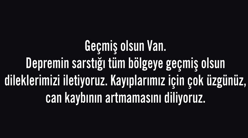 'Kaybettiğimiz kardeşlerimize rahmet, yaralılara şifa dileriz'