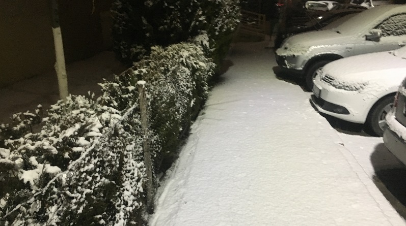 An itibariyle Ankara: Tatlı bir kar yağışı var...