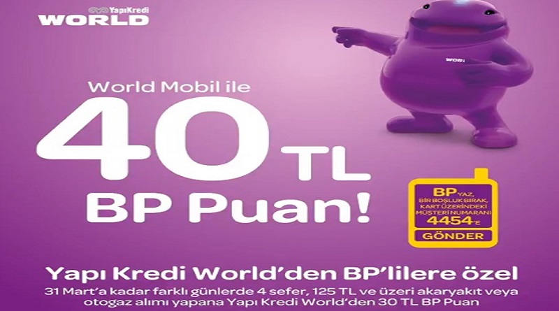 40 TL BP Puan kazanma fırsatı sizi bekliyor!