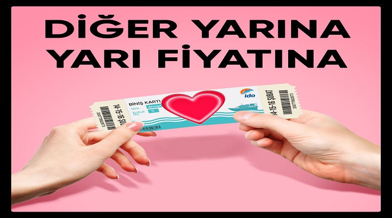 İDO: Sevdiğinize yarı fiyatına bilet