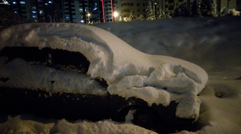 Kar manzaraları: TRABZON
