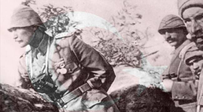 'Gazi Mustafa Kemal ve silah arkadaşlarını saygı, sevgi ve minnetle anıyoruz...'