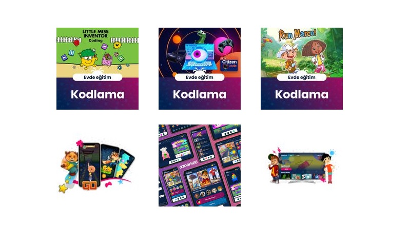 Ailelere eğlenceli öğrenme oyunlarını sundu!