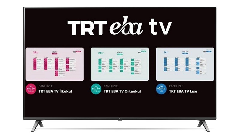 Uzaktan Eğitim EBA TV Yayınları Yenilenen TRT Uygulaması ile LG TV’lerde