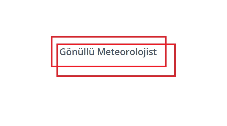 TÜKETİCİLER: 'Gönüllü Meteorolojist' olabilirsiniz...