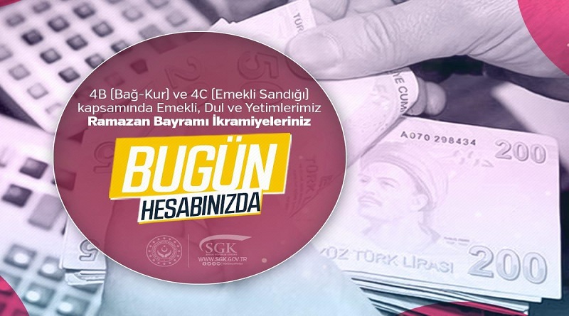 EMEKLİLER: Bugün hesabınızda...
