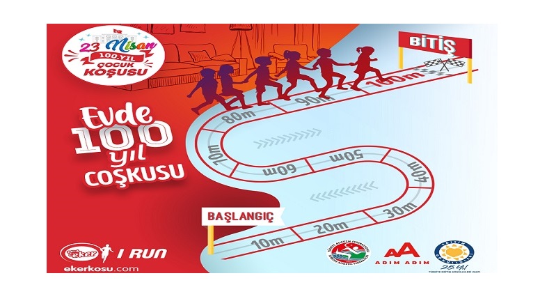 23 Nisan 100. Yıl Çocuk Koşusu...