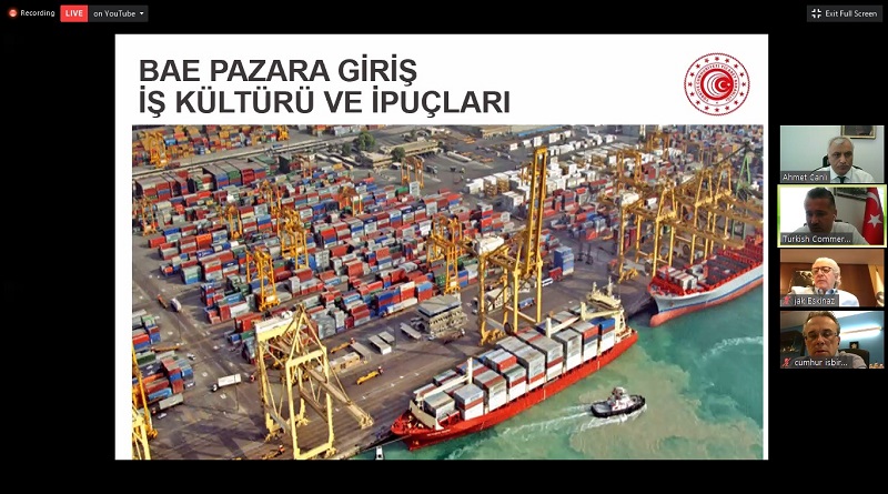 Sanal ticaret heyetinde rota Birleşik Arap Emirlikleri Gıdada sanal ticaret heyeti atağı