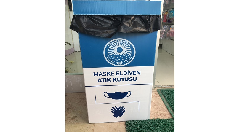 Maske ve eldivenleri MUTLAKA...