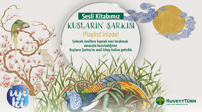 Kuşların Kaf Dağı serüveni sesli kitap haline getirildi