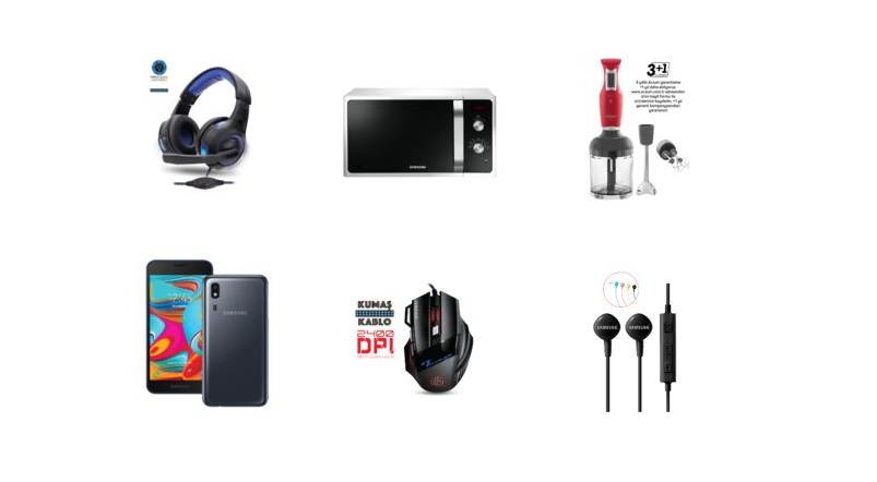 Uygun fiyatlı teknolojik ürünler A101'de!