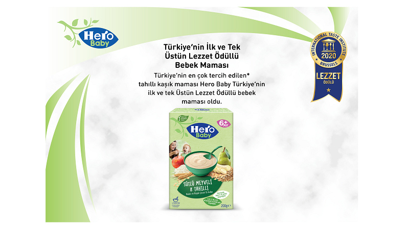 Hero Baby'e Uluslararası Tat Enstitüsü'nden Üstün Lezzet Ödülü