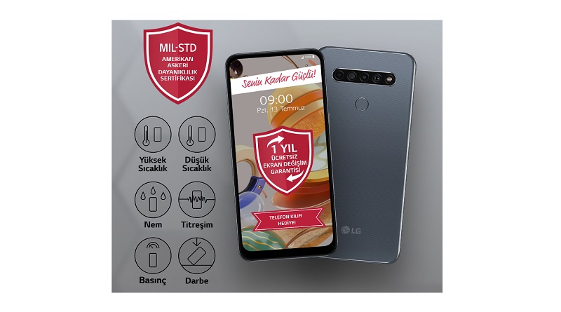 LG K61 ‘Telefonum Düştü’ Korkusuna Son Veriyor