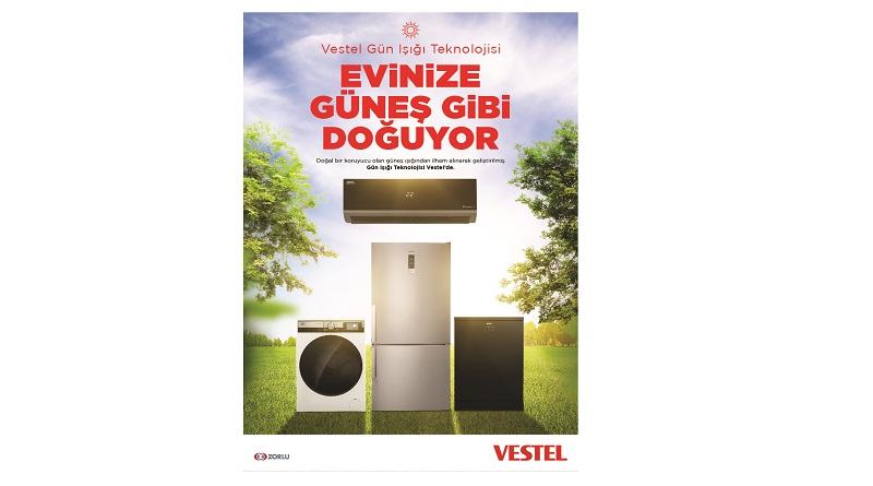 Vestel’den gün ışığı teknolojisiyle gıdada, havada, çamaşır ve bulaşıkta tertemiz bir ev