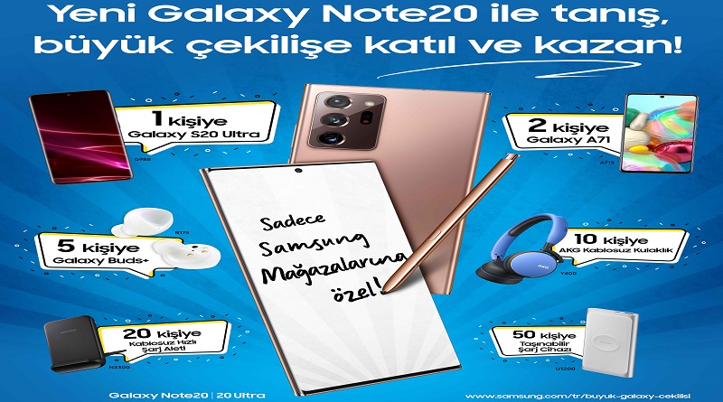 Büyük Galaxy Çekilişi Samsung Mağazaları’nda!