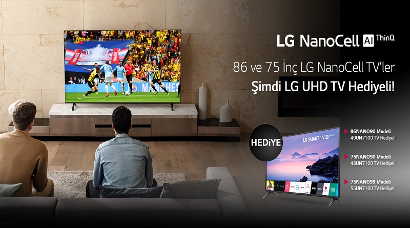 Dev Ekran LG NanoCell TV’ler LG UHD TV Hediyeli