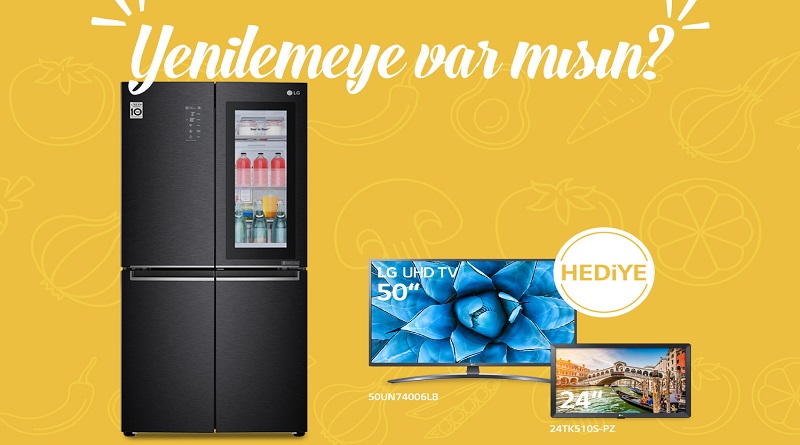 LG InstaView Buzdolabı Alana, LG Akıllı TV Hediye