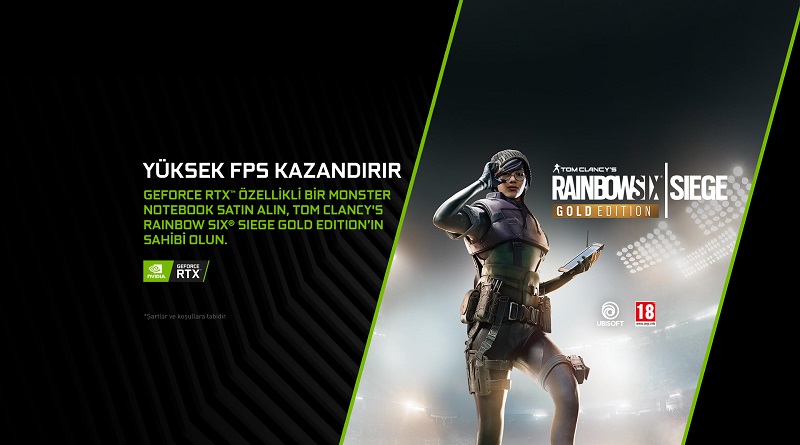 Monster Notebook ve NVIDIA iş birliği ile tüm oyunseverlere...