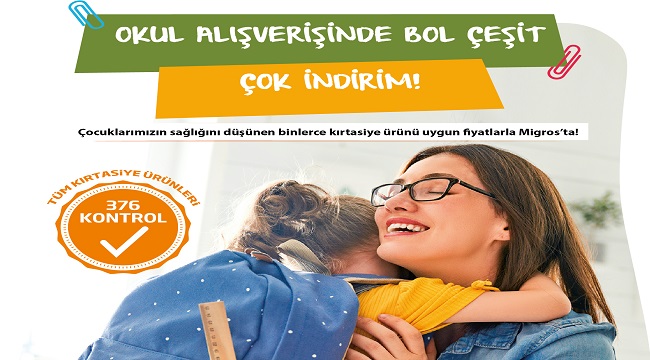 MİGROS tüm okul ihtiyaçlarının satışına başladı!
