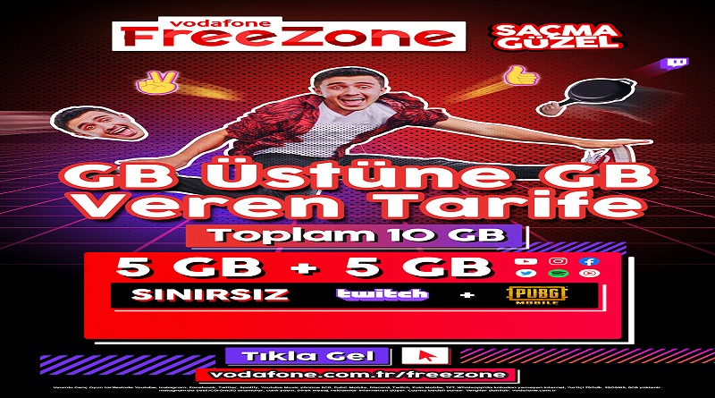 Vodafone FreeZone: Gençlere yeni tarifeler...