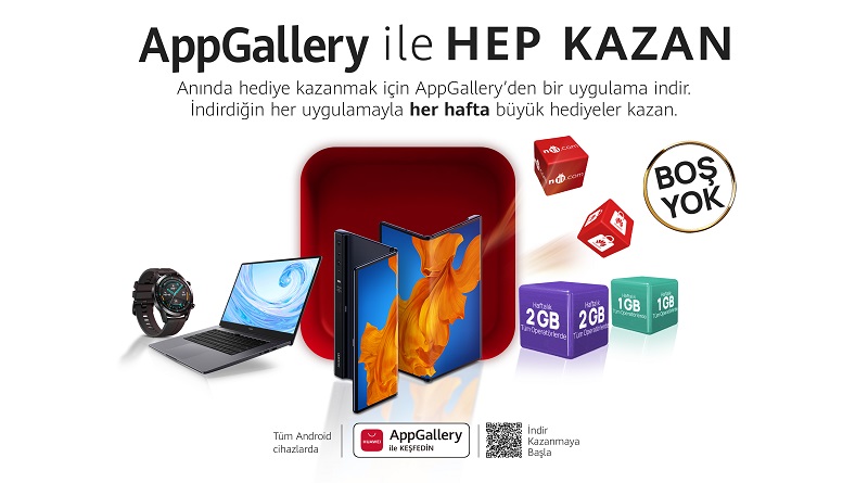 Her hafta 30 bin TL değerinde HUAWEI Mate Xs kazanma fırsatı