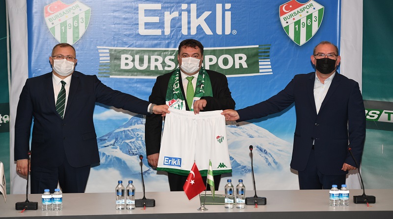 Erikli, #bizbizeyeteriz diyerek yola çıkan Bursaspor’un yanında yerini aldı