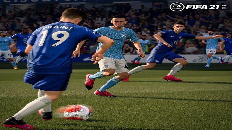 Futbol oyunu FIFA 21...