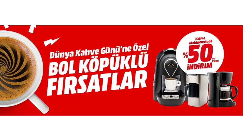 MediaMarkt’tan kahveseverlere özel bol köpüklü fırsatlar