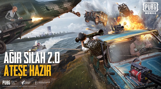 PUBG MOBILE ağır silah 2.0 moduyla aksiyon dorukta