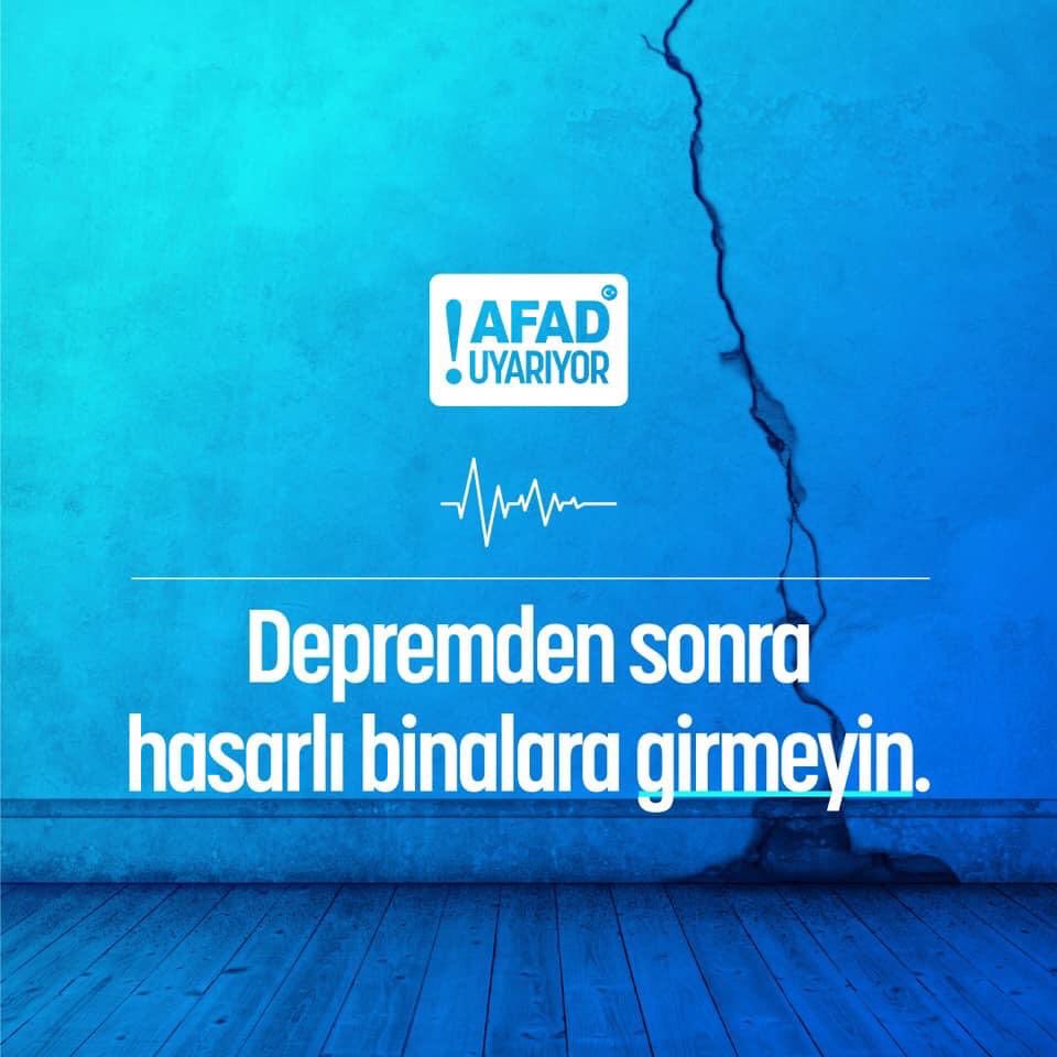 AFAD uyarıyor!