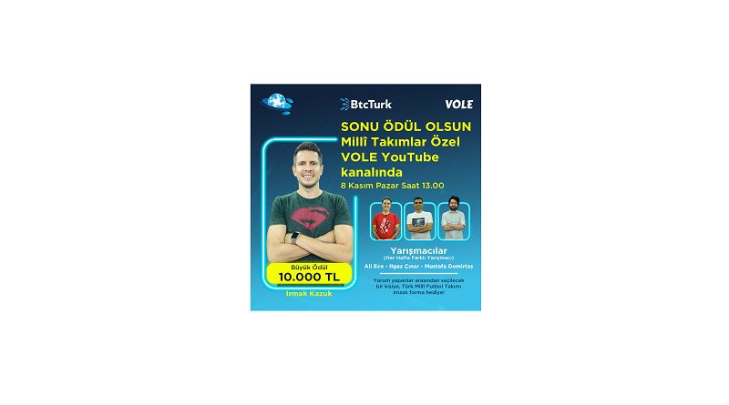 ‘Sonu Ödül Olsun’ Yarışması BtcTurk Sponsorluğunda Başlıyor!
