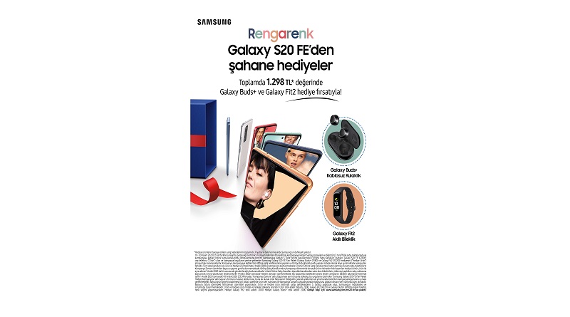 Rengârenk Galaxy S20 FE...