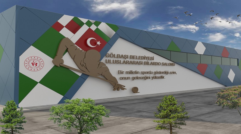 Dünyanın ilk ve tek bilardo tesisi Gölbaşı'nda kuruluyor