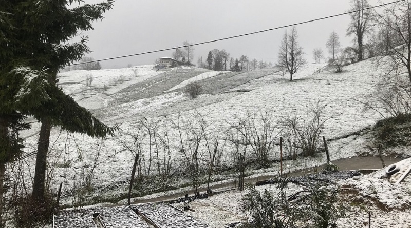 Karadeniz’den ilk kar manzaraları - VİDEOLU!