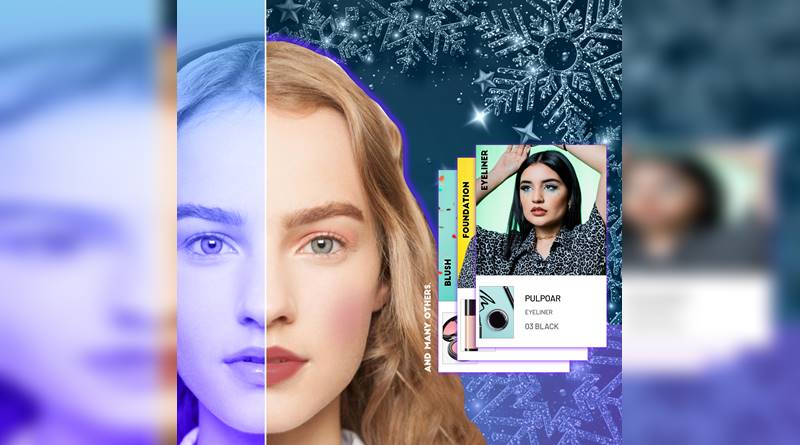 “Evdeyim diye üzülme, sıfır temasla istediğin makyaj ürününü dene, yeni yıl kutlamasının yıldızı sen ol”