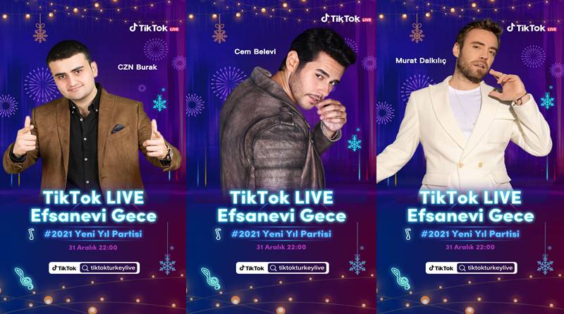 TikTok’tan yeni yıla özel canlı yılbaşı eğlencesi!