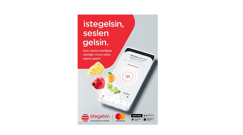 istegelsin ve Mastercard’dan sesli alışveriş özelliği