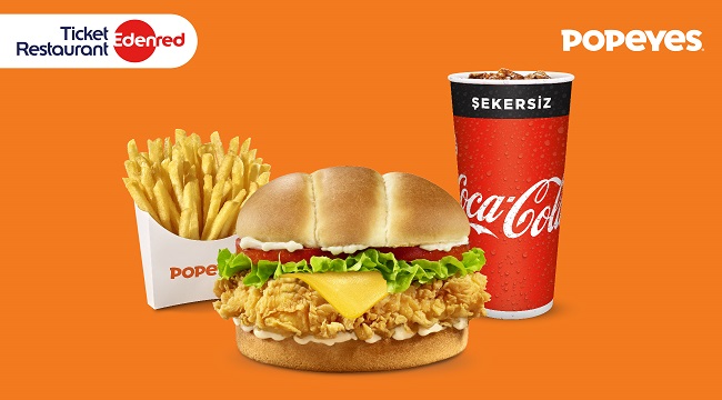 Ticket Restaurant Edenred ve Popeyes’tan çifte kampanya