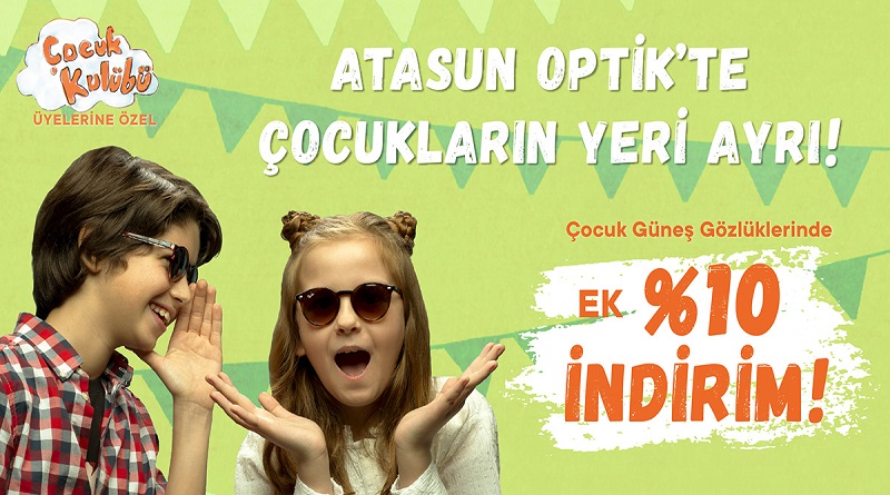 Atasun Optik’te Çocukların Yeri Ayrı