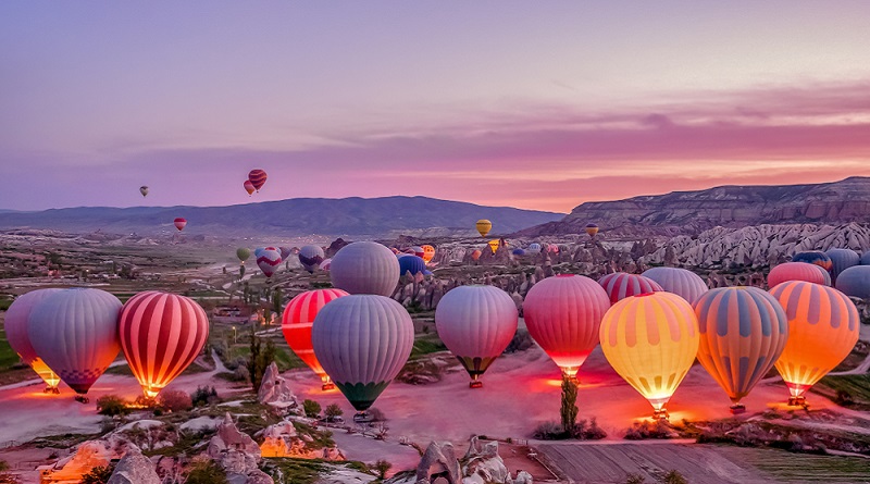 En romantik yer Kapadokya