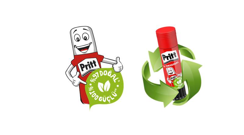 Pritt Şimdi Daha Doğal ve Daha Çevreci
